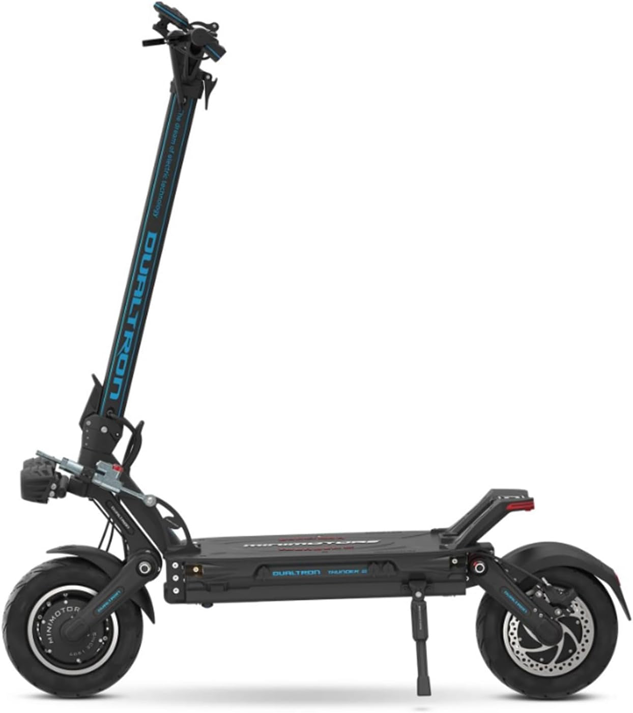 Trottinette Electrique Adulte Thunder 3-72V 40Ah, 2 Moteur 2500W, Autonomie Jusqu'À 125Km, 25Km/H, Rapide Puissante Et Confortable, Noire