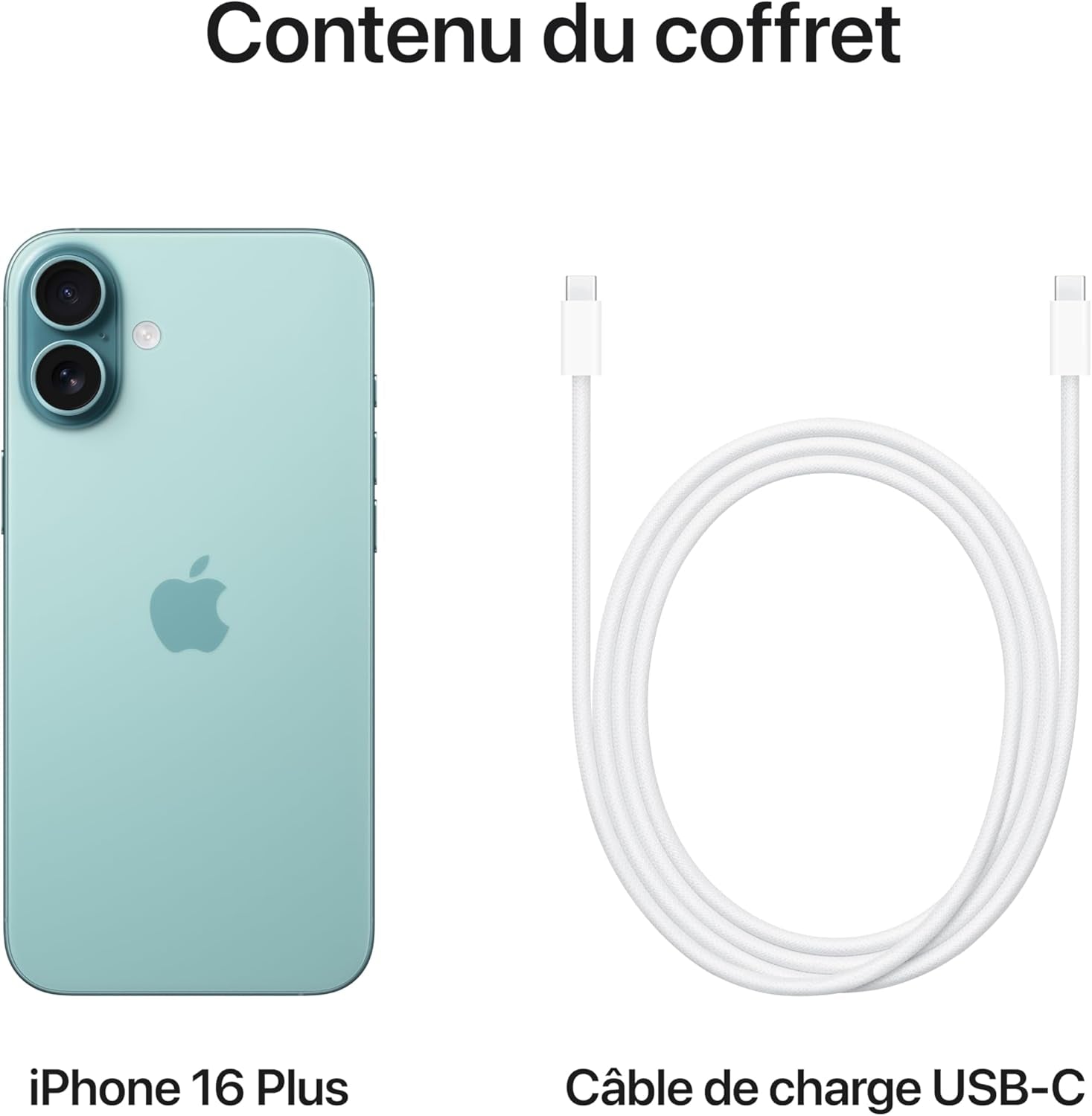 Iphone 16 plus (256 Go) - Cyan