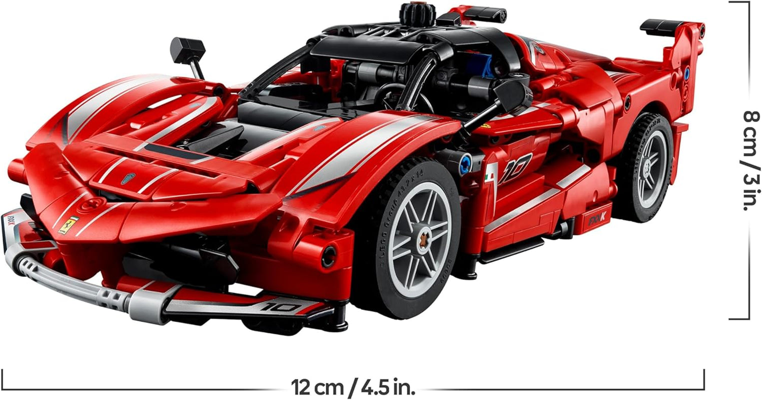 Technic Ferrari FXX K - Jouet Voiture De Course - Maquette De Construction Avec Moteur V12, Différentiel & Pistons Mobiles - Décoration Automobile - Cadeau Pour Garçon Dès 10 Ans 42212