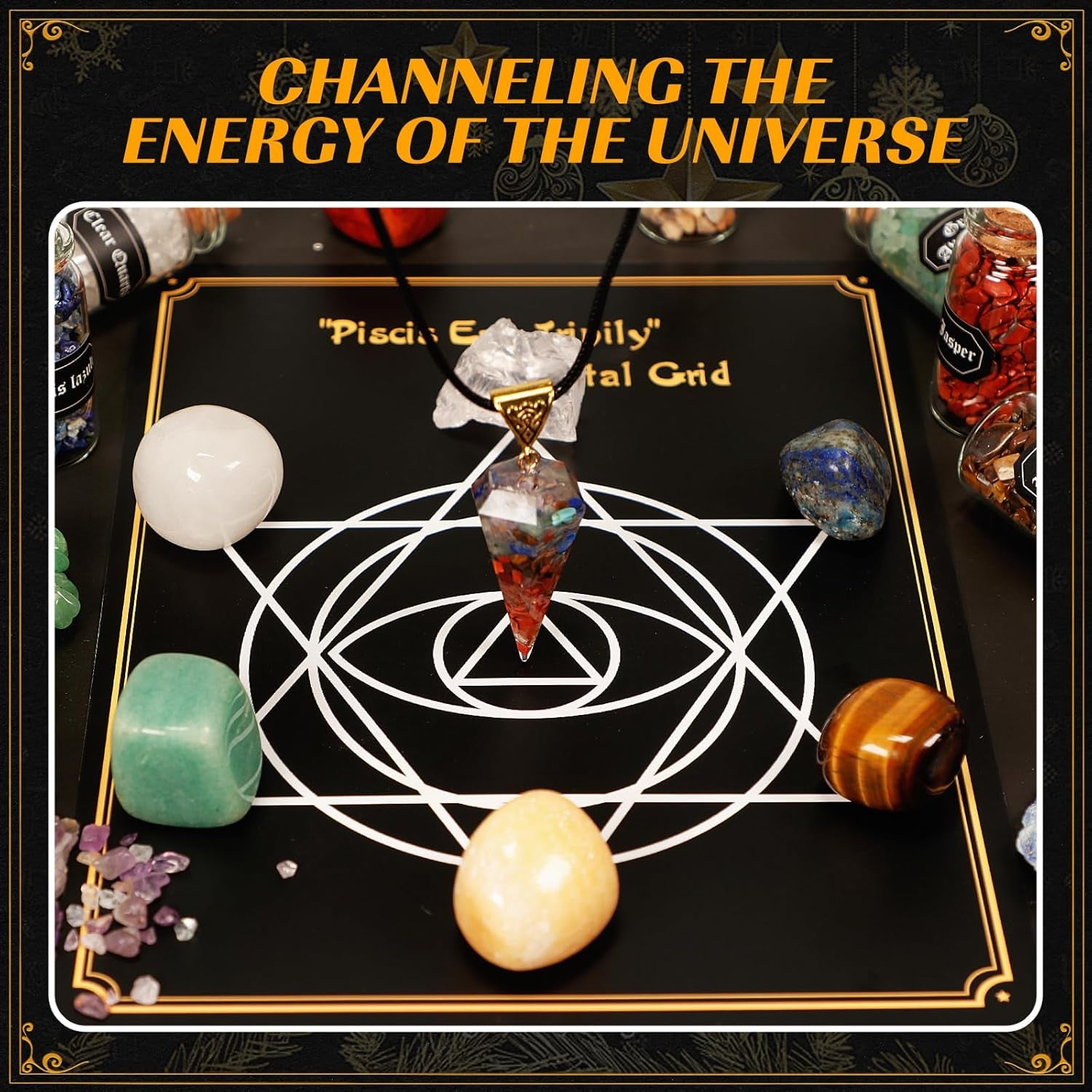 Calendriers De L'Avent 2025 Pierre Précieuse Femme Homme Lithothérapie Calendrier Noël À Rebours Pour Ado Fille Garçons