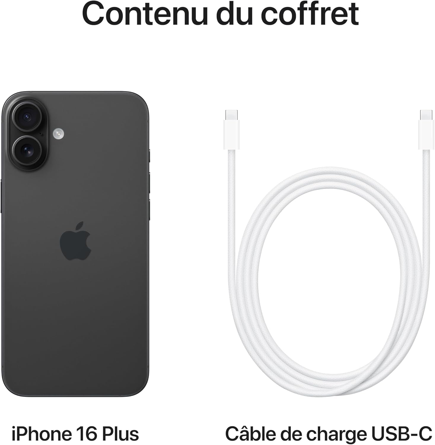 Iphone 16 plus (128 Go) - Noir