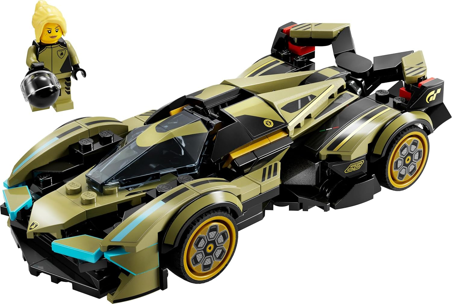 Speed Champions Lamborghini Lambo V12 Vision GT Super Car - Réplique De Véhicule Jouet - Modèle À Construire - Cadeau Pour Enfants Garçons Et Filles De 10 Ans Et plus Et Fans De Jeux Vidéo 76923