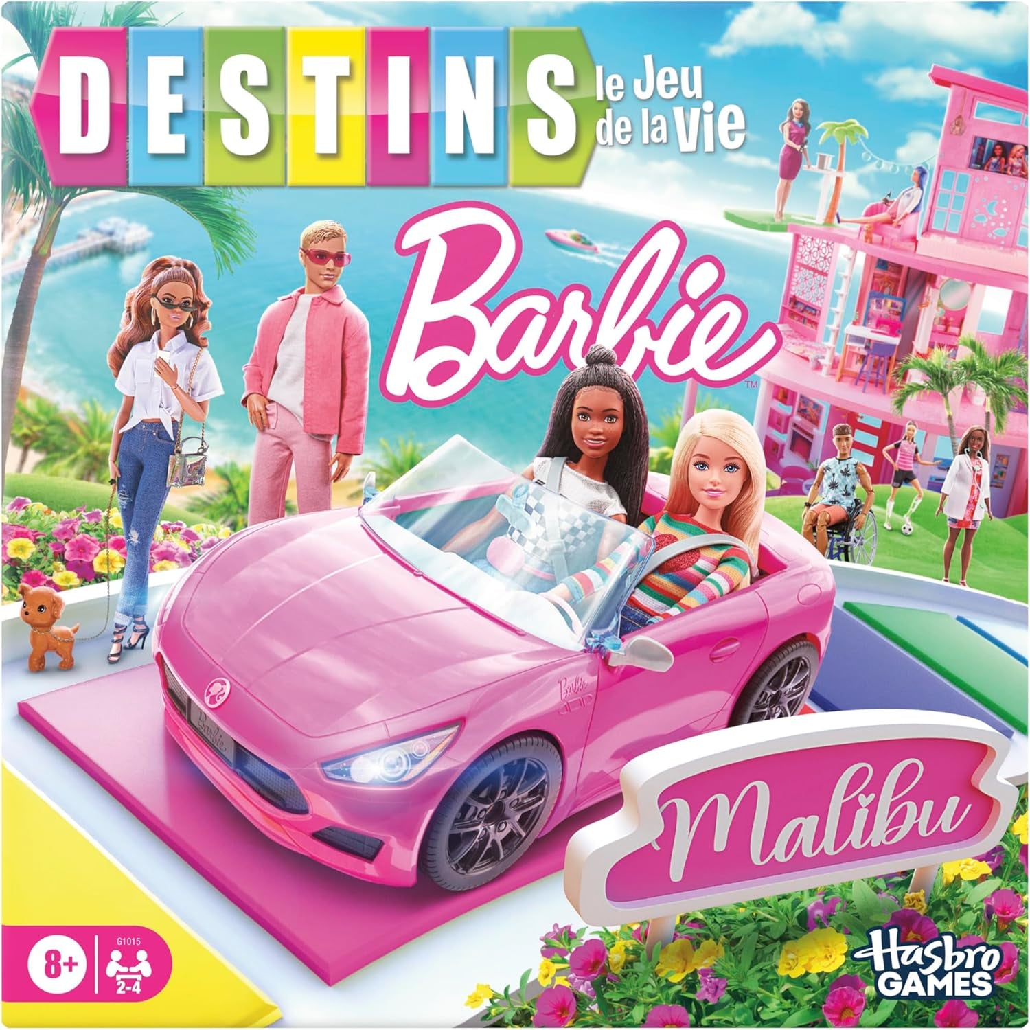Destins Le Jeu De La Vie : Édition Barbie, Jeu De Plateau - Version Française