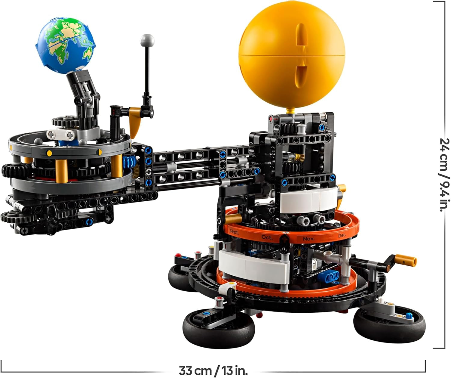 Technic La Planète Terre Et La Lune En Orbite, Jouet De Construction Créatif, Stimule Le Jeu En Autonomie, Thème Du Système Solaire, Cadeau Intergalactique Pour Garçons Et Filles Dès 10 Ans 42179