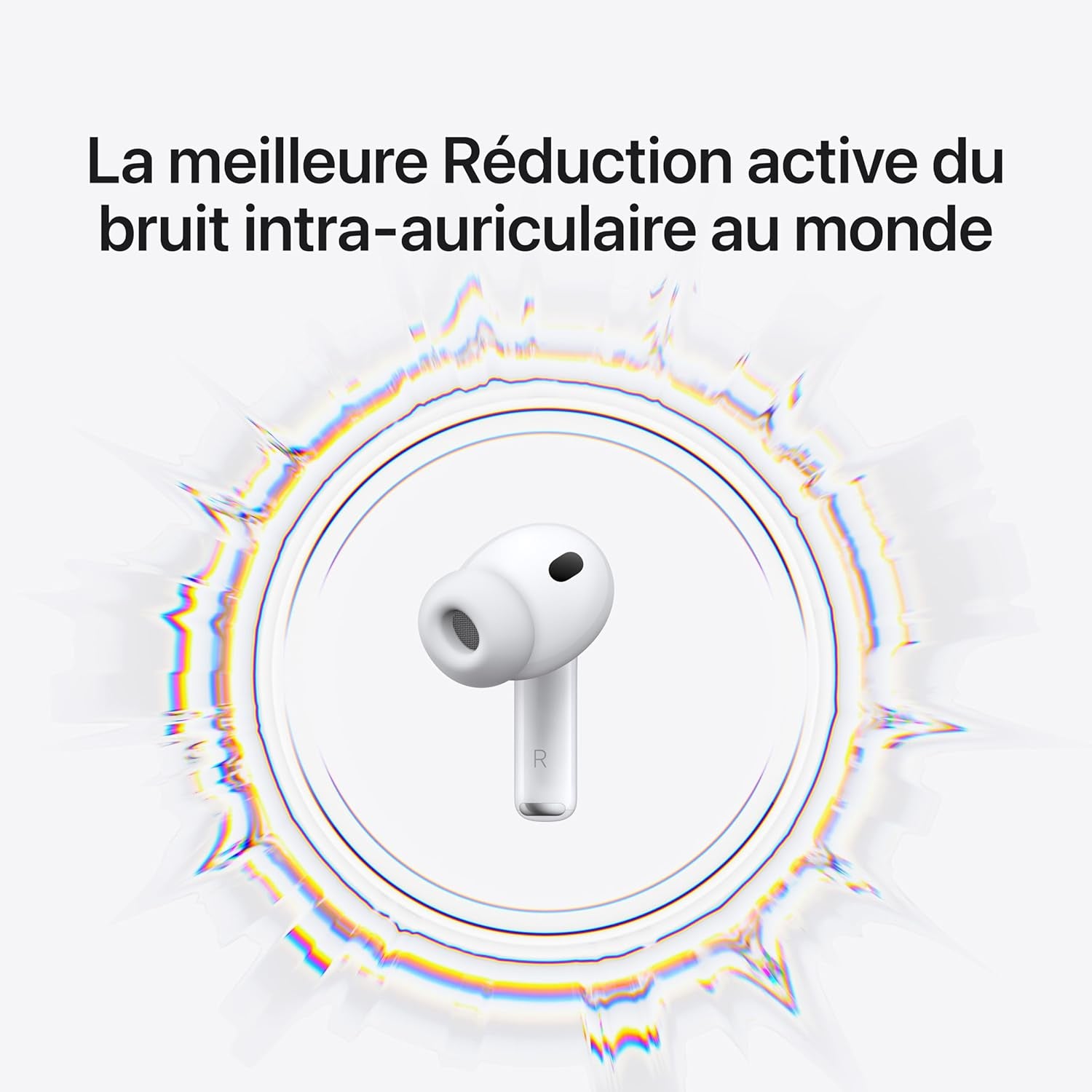 Airpods Pro 3 Écouteurs Sans Fil, Réduction Active Du Bruit, Détection De La Fréquence Cardiaque, Écouteurs Bluetooth, Audio Spatial, Son Haute-Fidélité, Recharge USB-C