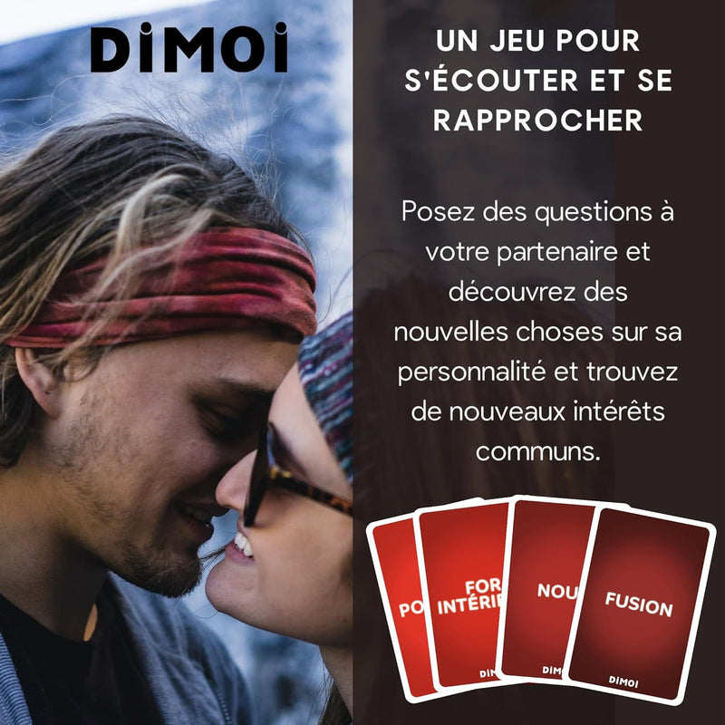 Dimoi Jeu De Couple 240 Cartes Pour Entamer Des Conversations Passionnantes Et Développer Sa Complicité Amoureuse - Cadeau Femme Ou Homme - Idée Cadeau Couple