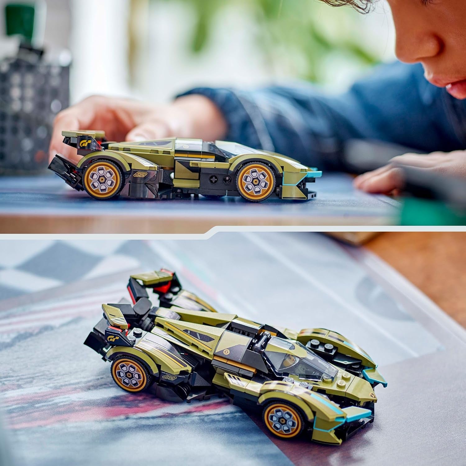 Speed Champions Lamborghini Lambo V12 Vision GT Super Car - Réplique De Véhicule Jouet - Modèle À Construire - Cadeau Pour Enfants Garçons Et Filles De 10 Ans Et plus Et Fans De Jeux Vidéo 76923