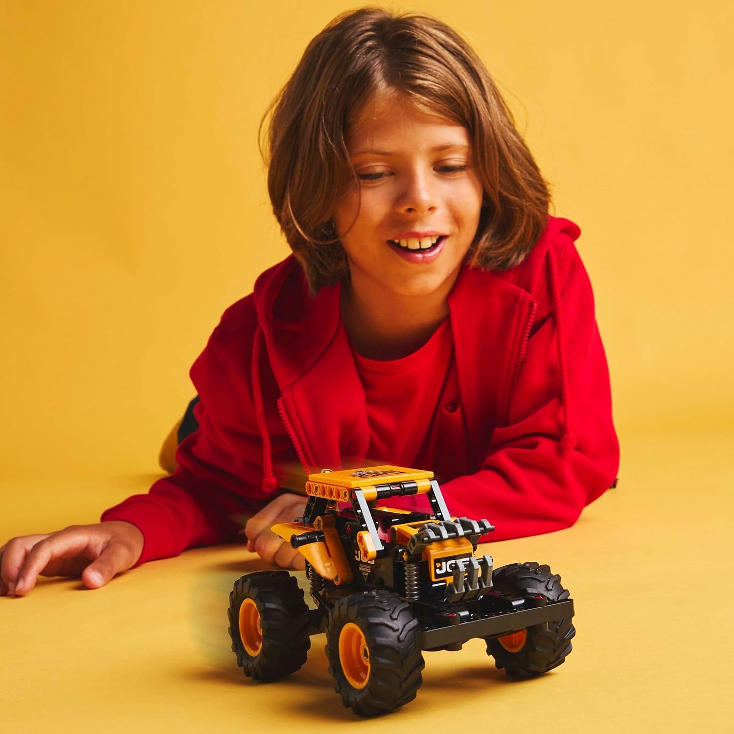 Technic Monster Jam Digatron À Rétrofriction - Maquette De Camion Pour Garçon Et Fille Dès 7 Ans - Jeu Créatif Pour Passionnés De Voitures - Idée Cadeau Pour Amateurs De Mécanique 42199