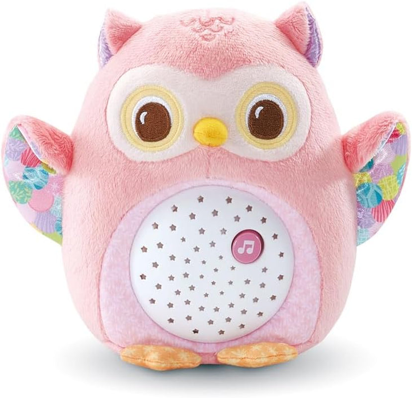 - Ma Veilleuse Lumi Chouette Rose, Peluche Apaisante, Veilleuse Musicale Et Lumineuse, Musique Douce, Berceuses, Bruits Blancs Et Sons De La Nature, Cadeau De Naissance - Contenu En Français