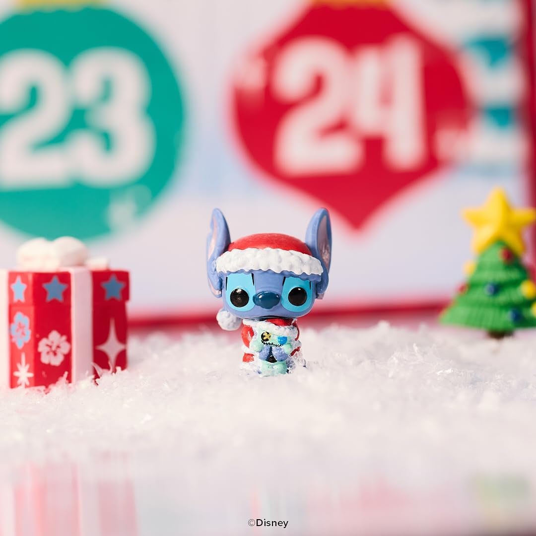Bitty Pop! Countdown Calendar: Stitch Holiday - Lilo and Stitch- Calendrier De L'Avent - 24 Jours De Surprise - Boîte Mystère