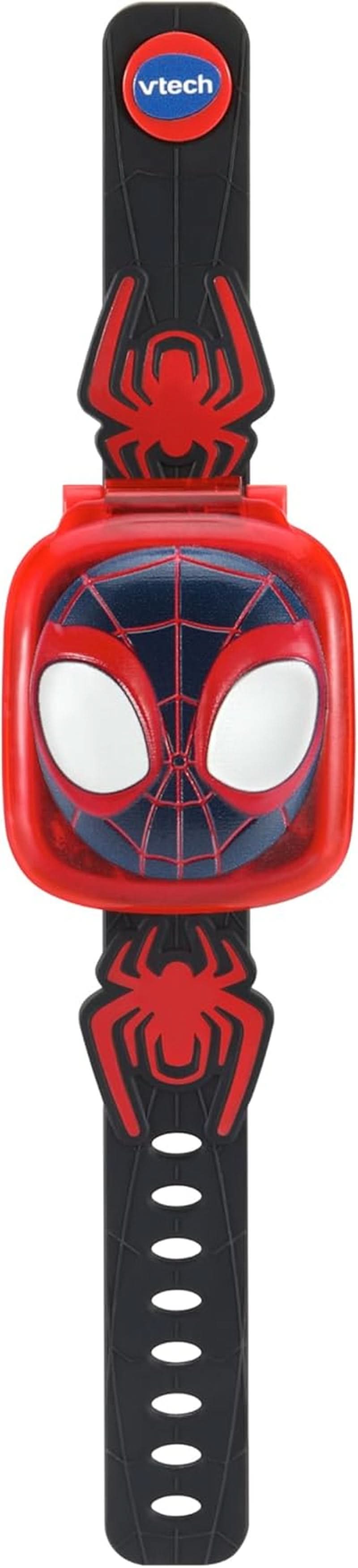 - La Montre-Jeu Interactive De Spin - Montre Enfant Spidey Avec Écran Animé, Bracelet Réglable, 9 Cadrans, 4 Jeux Éducatifs - Jouet Marvel - Cadeau Enfant De 3 Ans À 7 Ans - Contenu En Français