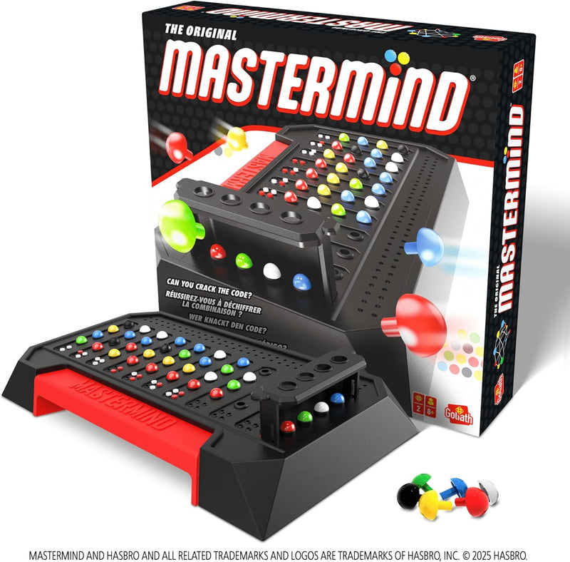 - Mastermind Original - Jeu De Société Classique Pour Adultes Et Enfants Dès 8 Ans - Jeu De Stratégie, De Déduction Et De Logique - Déchiffrez Le Code Secret - Pour 2 Joueurs - 20 Min