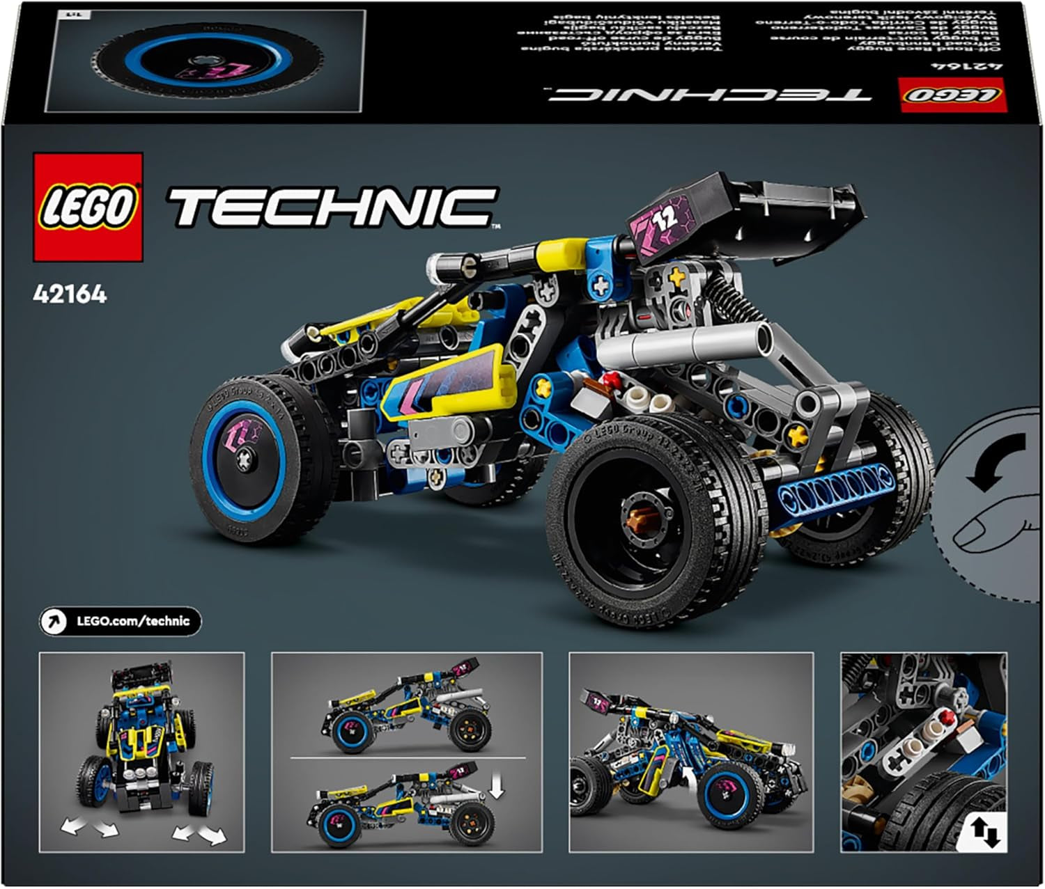 Technic Le Buggy Tout-Terrain De Course, Véhicule De Rallye, Jouet De Construction De Voiture De Course, Cadeau Pour Garçons Et Filles Dès 8 Ans 42164