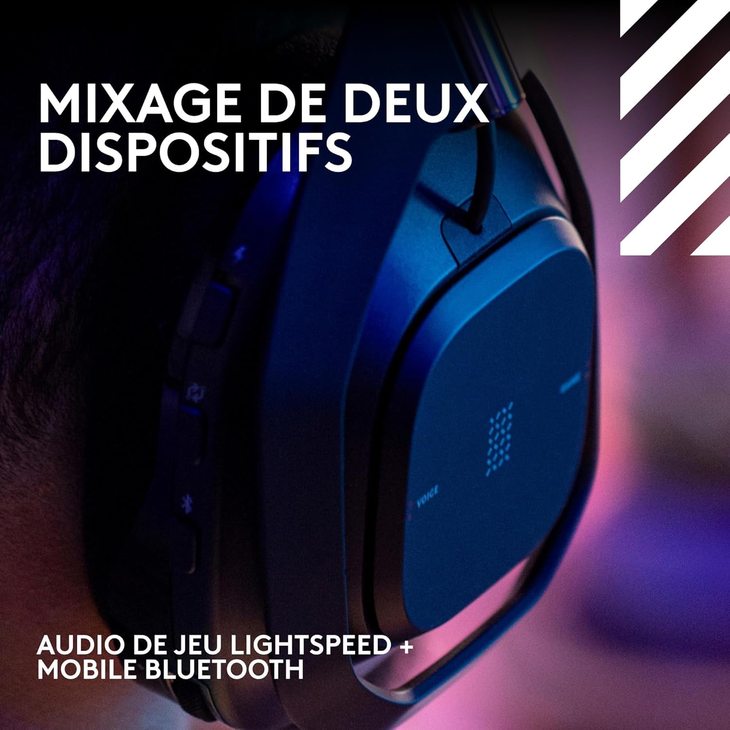 Astro A50 X LIGHTSPEED Casque Gaming Sans Fil + Base, PRO-G GRAPHÈNE, PLAYSYNC Pour La Xbox Series X|S + PS5 + Pc/Mac, Nintentdo Switch 2, Bluetooth, Dispositif De Relais HDMI 2.1 - Noir
