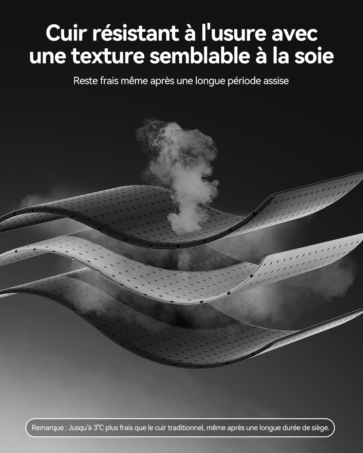 M6 Ultra Chaise Gaming Fauteuil Gaming Ergonomique Avec Massage Automatique, Siège Chauffant/Ventilé 3D, Repose-Pieds Escamotable & Support Cervical Réglable - Confort Professionnel Noir