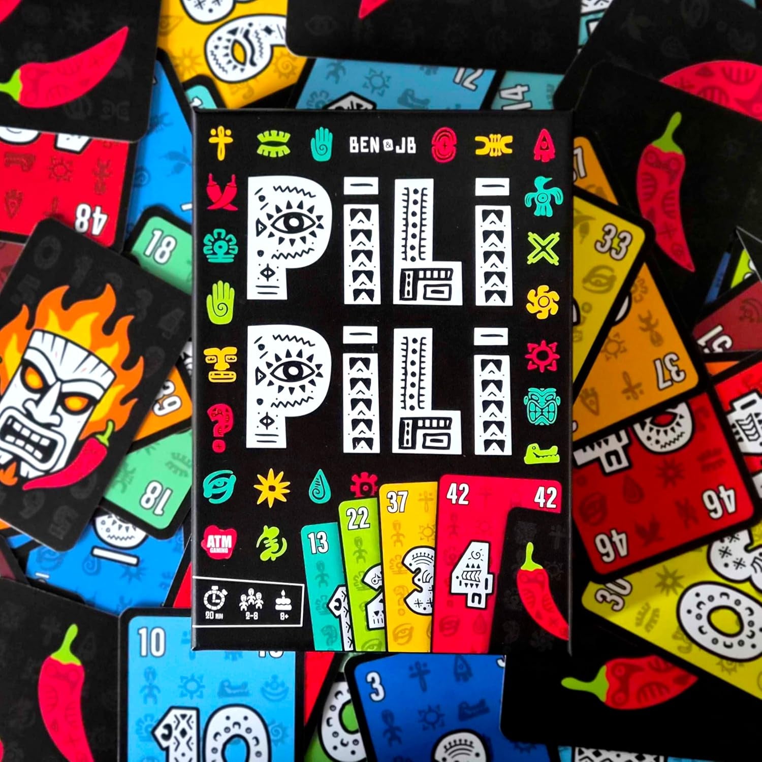 PILI PILI - Jeu De Société - Vainqueur Grand Prix Du Jouet 2025 - Jeu De Cartes Tactique Et D’Ambiance - 2 À 8 Joueurs - 20 Min - Idée Cadeau Original