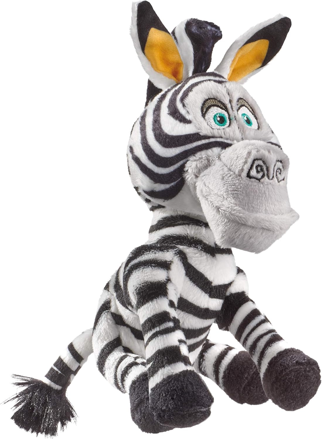Schmidt Spiele Dreamworks Madagascar 42709 Marty Peluche Zèbre Petit Modèle Multicolore 18 Cm