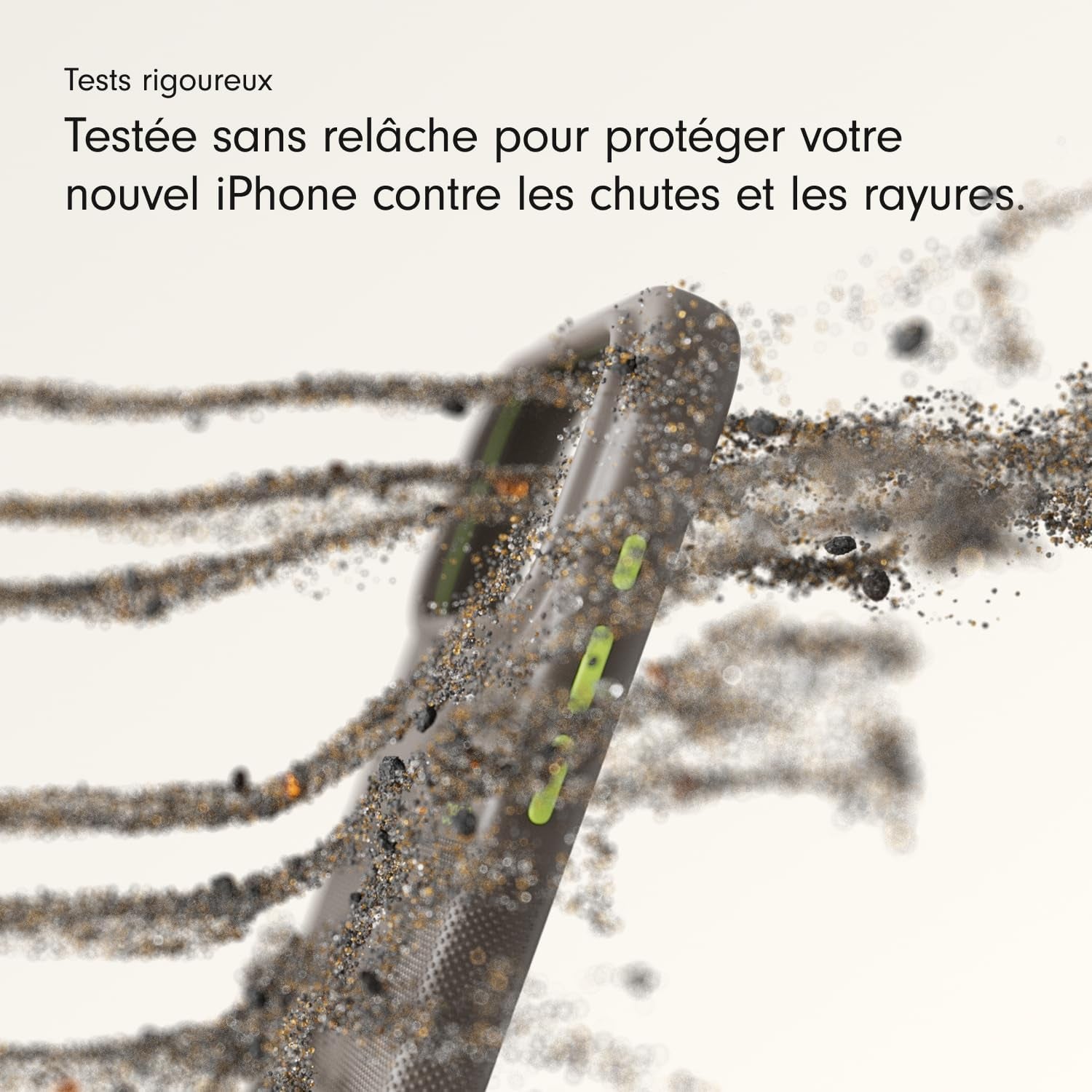 Coque Haute Résistance Pour Iphone 17 Pro Équipée Magsafe Avec Commande De L'Appareil Photo, Protection Contre Les Chutes Et Les Rayures, Fini Mat Texturé - Gris Alpin