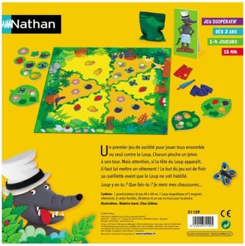 – Le Jeu Du Loup | Jeu De Société | Coopératif Pour Enfants | Fini Ta Cueillette Avant Que Le Loup Soit Habillé | Premier Jeu De Société Amusant Pour Tout-Petits | De 1 À 4 Joueurs | Dès 3 Ans