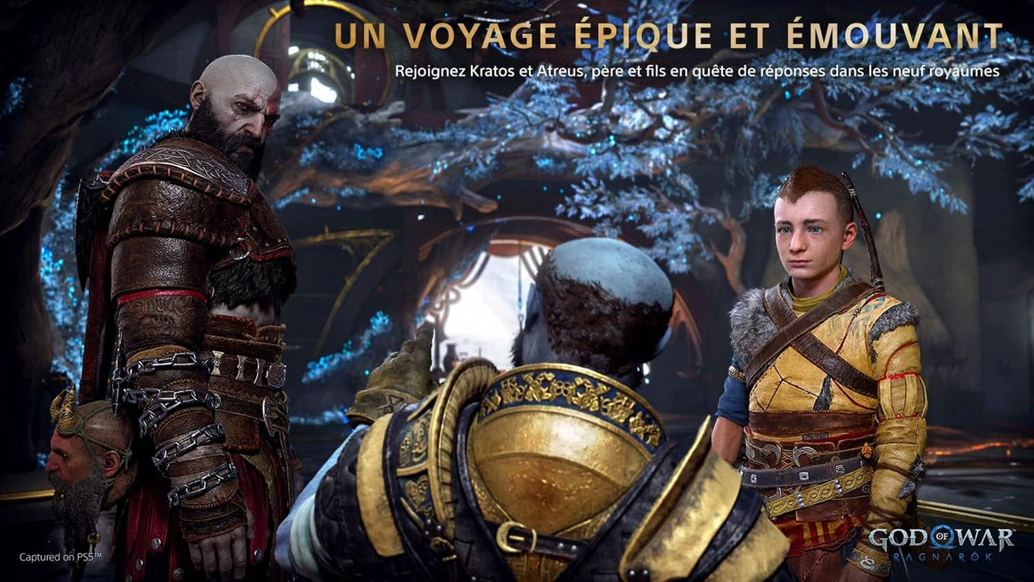 Sony, God of War Ragnarök PS5, Jeu D'Action-Aventure, Édition Standard, Version Physique Avec CD, En Français, 1 Joueur, PEGI 18, Pour  5
