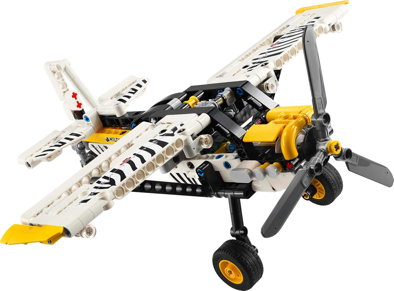 Technic L’Avion De Brousse - Jeu De Construction Pour Garçon Et Fille Dès 8 Ans - Maquette Avec Moteur 4 Cylindres À Pistons Et Hélice - Idée Cadeau Pour Enfants Passionnés De Mécanique 42198