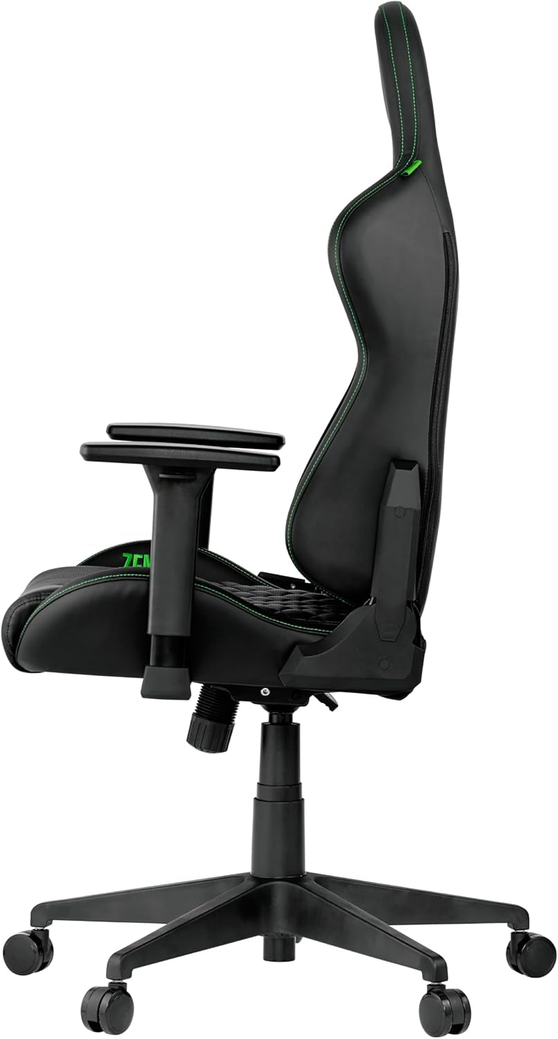 Edition TAROK Natrix Chaise De Jeu Pour PC, En Cuir Synthétique Matelassé, Revêtement Softcoat 3D, Fonction Bascule, Coussin Lombaire Et Oreiller, Jusqu'À 130 Kg, Noir