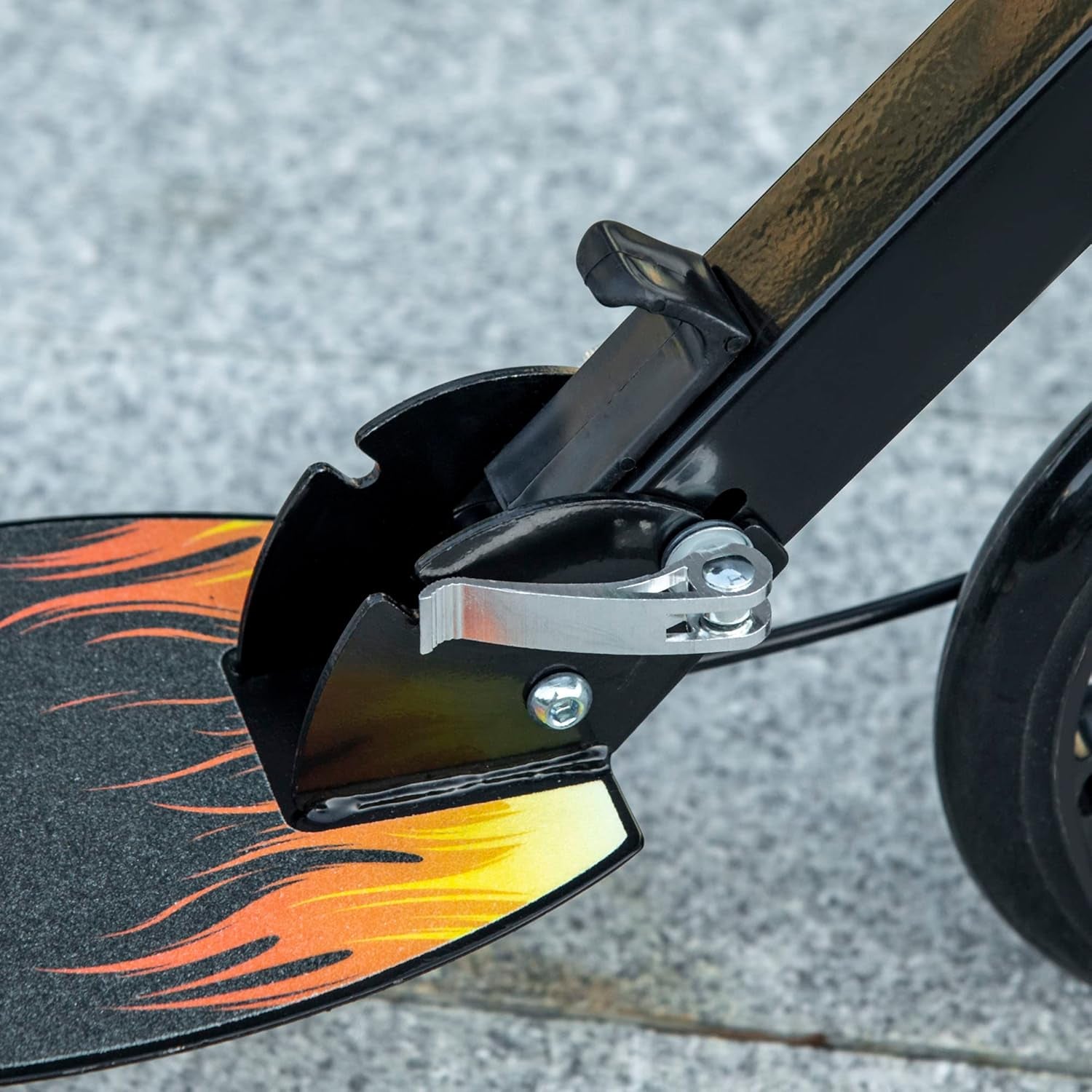 Trottinette Enfant Pliable À 2 Roues Pour Enfant De 7 À 14 Ans Avec Guidon Réglable En Hauteur Sur 3 Niveaux Et Double Frein - Noir