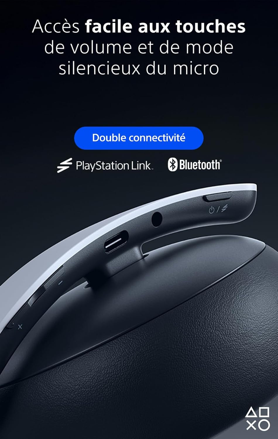 Sony, Casque-Micro Sans Fil Pulse Elite 5, PC Et Mac, Réduction De Bruit, 30H D’Autonomie, Couleur : Noire