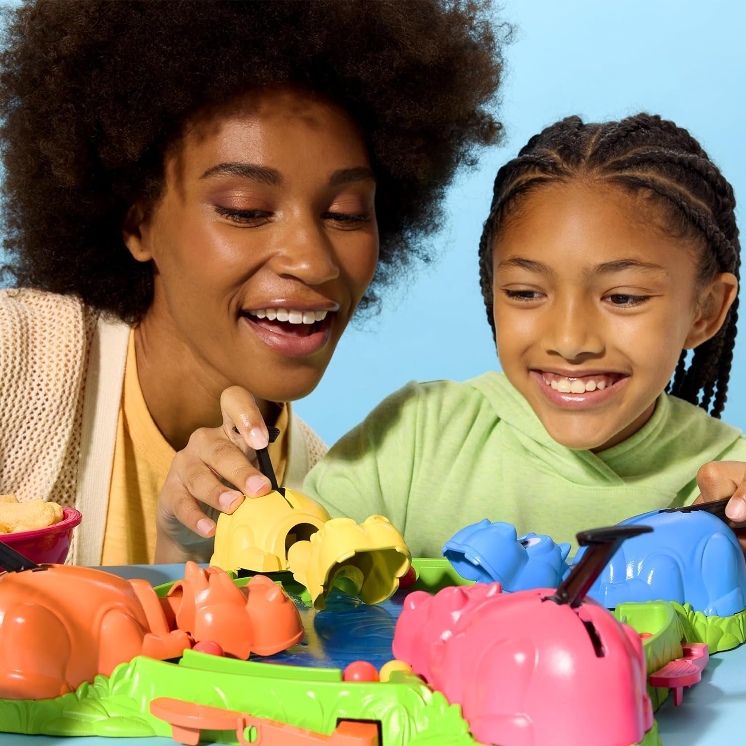 Hippos Gloutons, Jeu De Plateau Pour Enfants Et Famille, Avec Chargement Automatique Des Billes, Idées Cadeaux D'Anniversaire, De 2 À 4 Joueurs