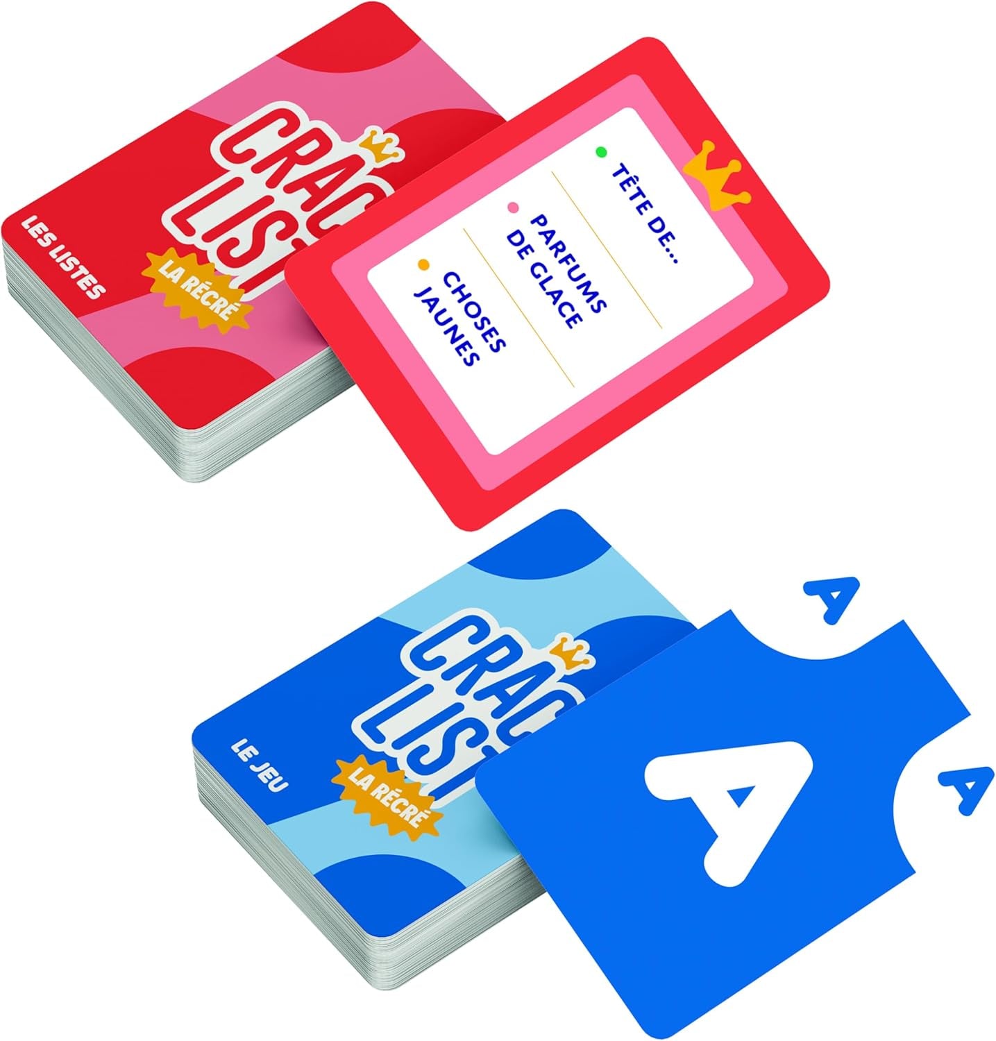 La Récré – Jeu De Cartes Éducatif Et Amusant - Version Ludique Du Petit Bac - Idéal Pour Jouer En Famille Et Avec Les plus Jeunes - 2 À 8 Joueurs - À Partir De 7 Ans