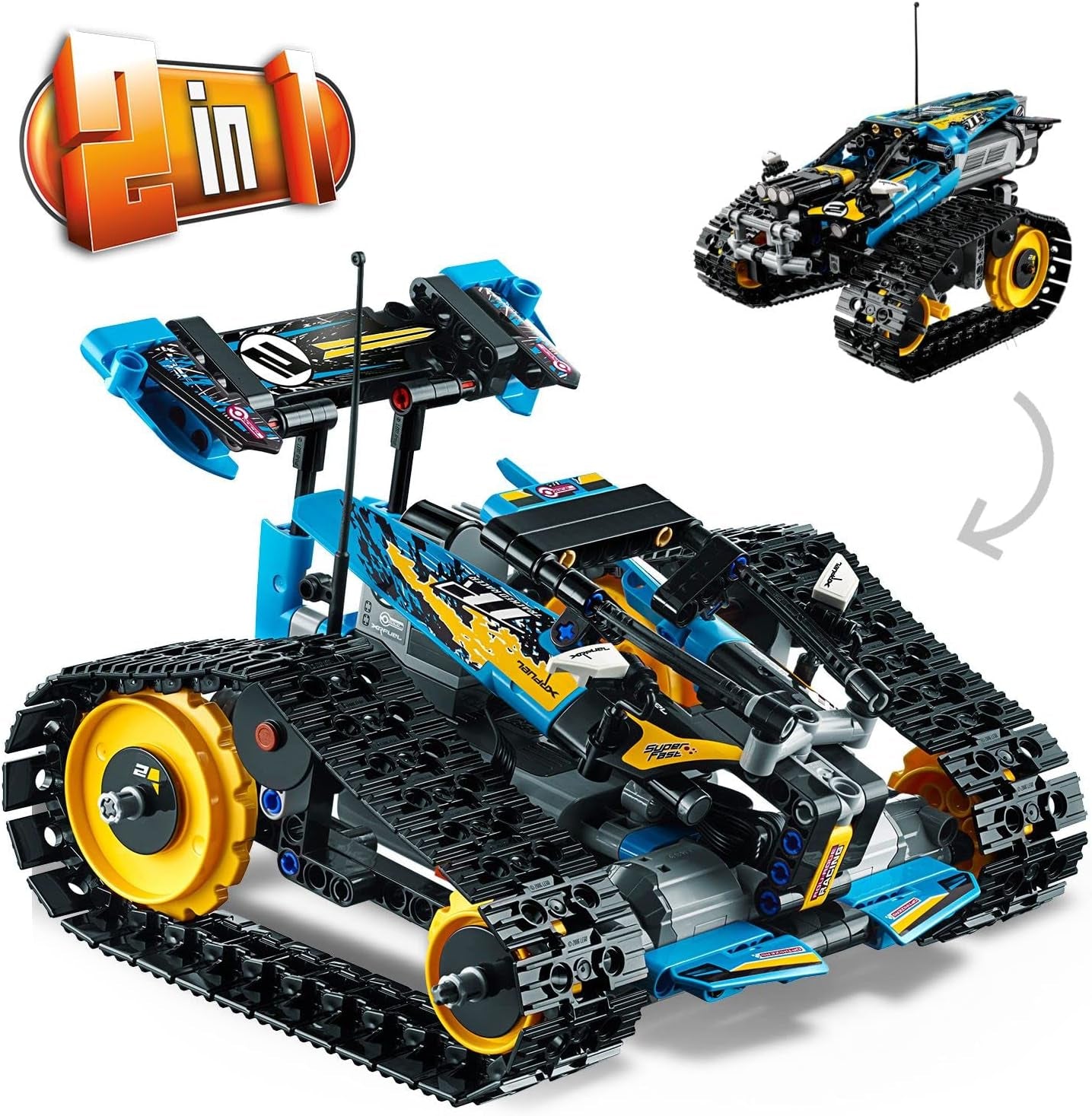 42095 Technic Le Bolide Télécommandé Jouet De Voiture De Course RC Et Cadeau Pour Enfants De 9 Ans Et +
