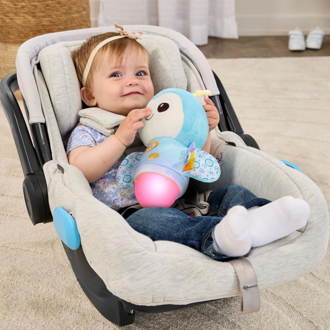 - Lili, Ma Luciole Douce Nuit, Peluche Lumineuse Et Musicale Qui Change De Couleur, Musique Douce, Berceuses Et Sons De La Nature, Cadeau De Naissance Bébé - Contenu En Français