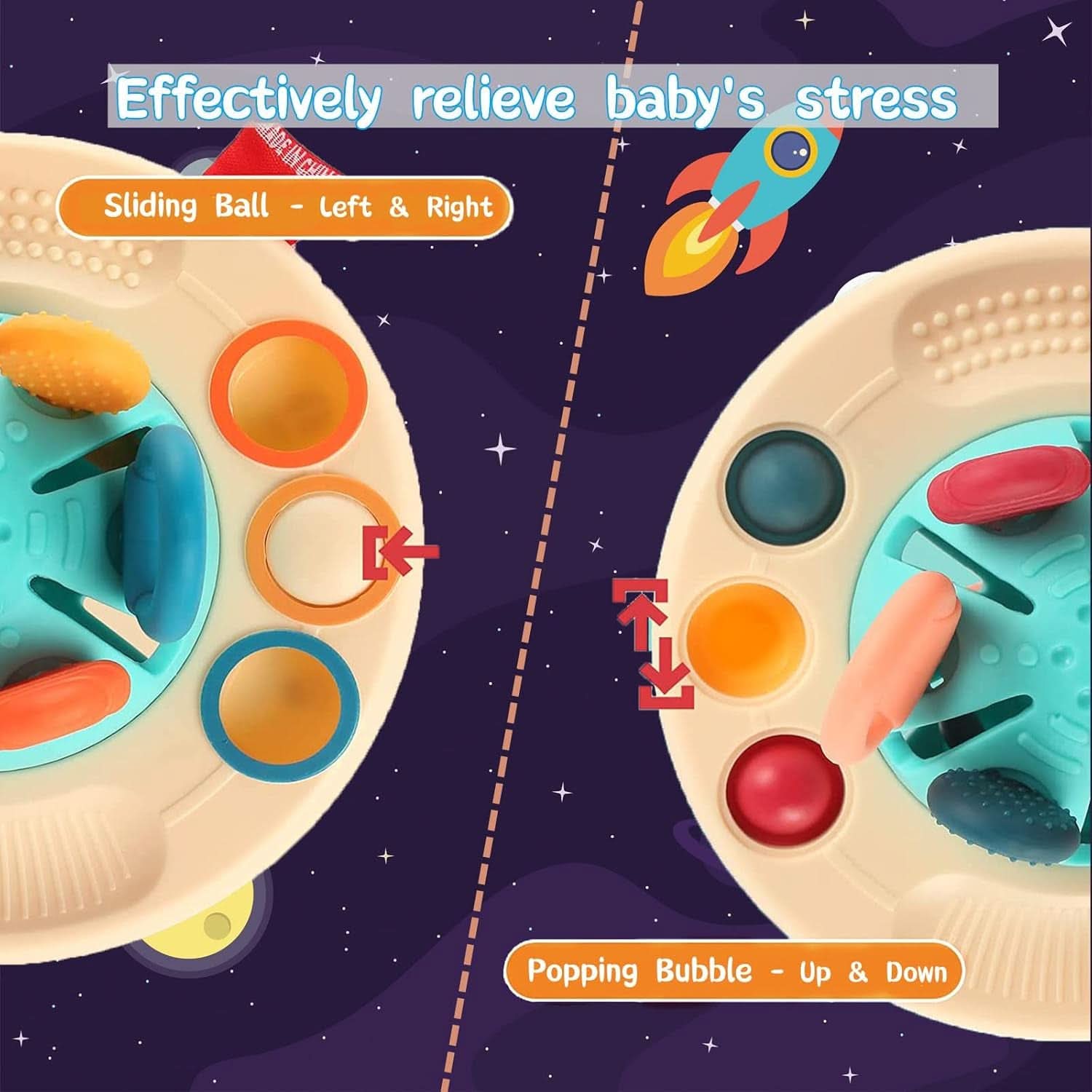 Jouet Montessori Pour Bébé 18 Mois, Jouet Sensoriel Jeux De Corde À Tirer, Jouet De Dentition Bébé, Jeux Éducatif, Jouets D'Apprentissage Précoce Pour Enfant 1 Et 2 Ans