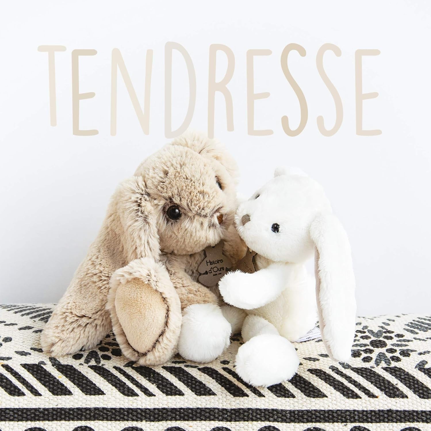 - Peluche Lapin - Boite Cadeau - Beige - 25 Cm - Douce Et Mignonne - Idée Cadeau De Naissance Et Anniversaire Fille Et Garçon - HO2430