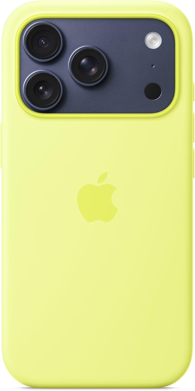 Coque En Silicone Avec Magsafe Pour Iphone 17 Pro – Jaune Fluo