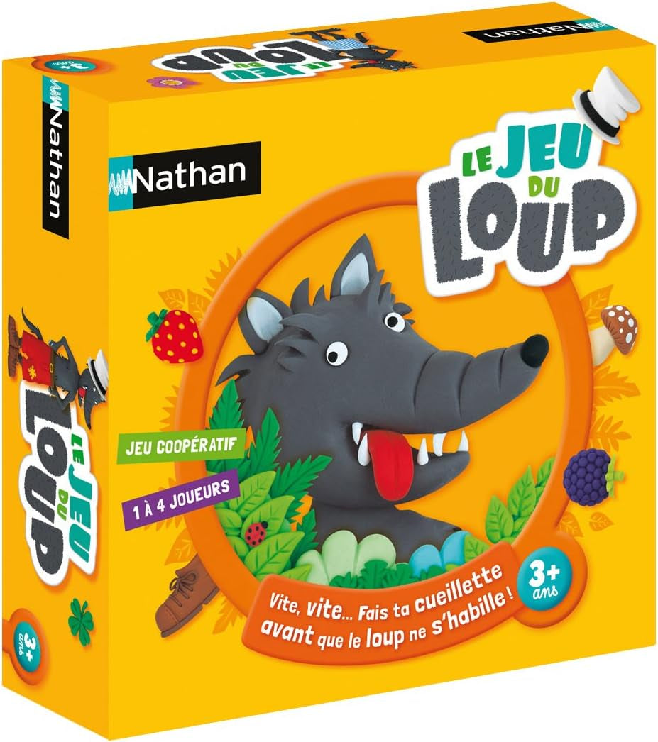 – Le Jeu Du Loup | Jeu De Société | Coopératif Pour Enfants | Fini Ta Cueillette Avant Que Le Loup Soit Habillé | Premier Jeu De Société Amusant Pour Tout-Petits | De 1 À 4 Joueurs | Dès 3 Ans