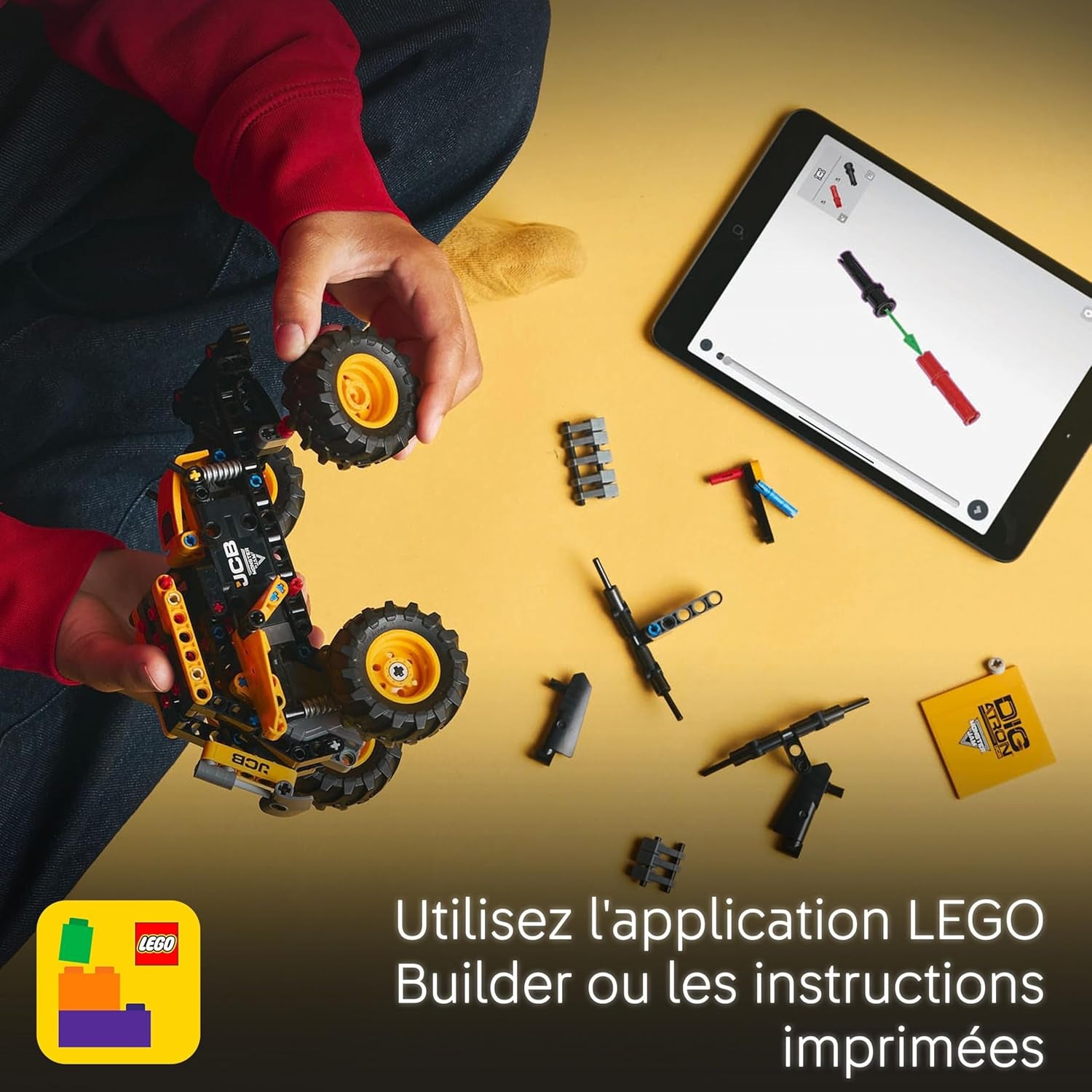 Technic Monster Jam Digatron À Rétrofriction - Maquette De Camion Pour Garçon Et Fille Dès 7 Ans - Jeu Créatif Pour Passionnés De Voitures - Idée Cadeau Pour Amateurs De Mécanique 42199