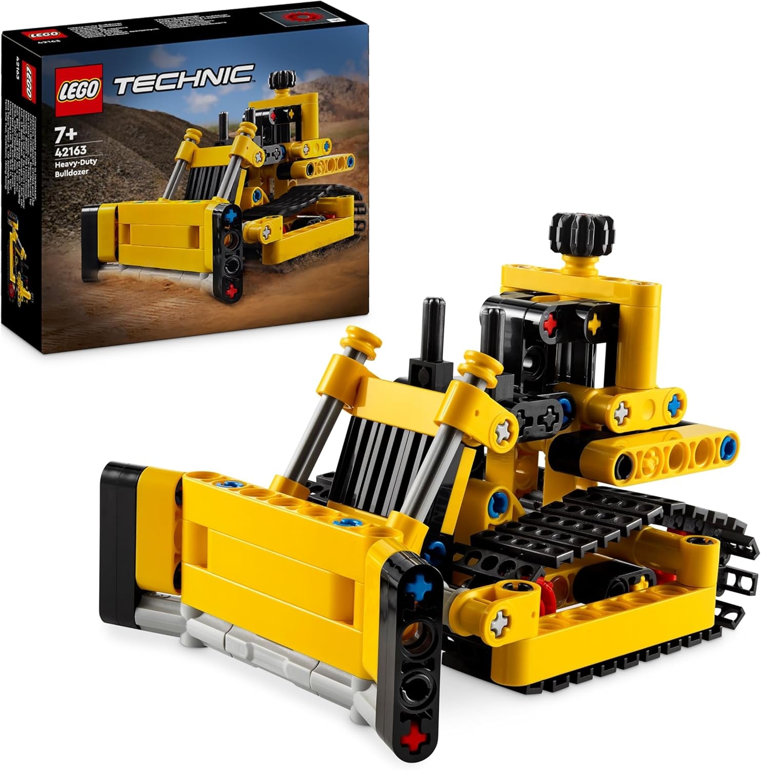 Technic Le Bulldozer, Jouet De Construction Pour Enfants, Véhicule Excavateur, Cadeau Pour Garçons Et Filles Dès 7 Ans, Jeu Imaginatif 42163