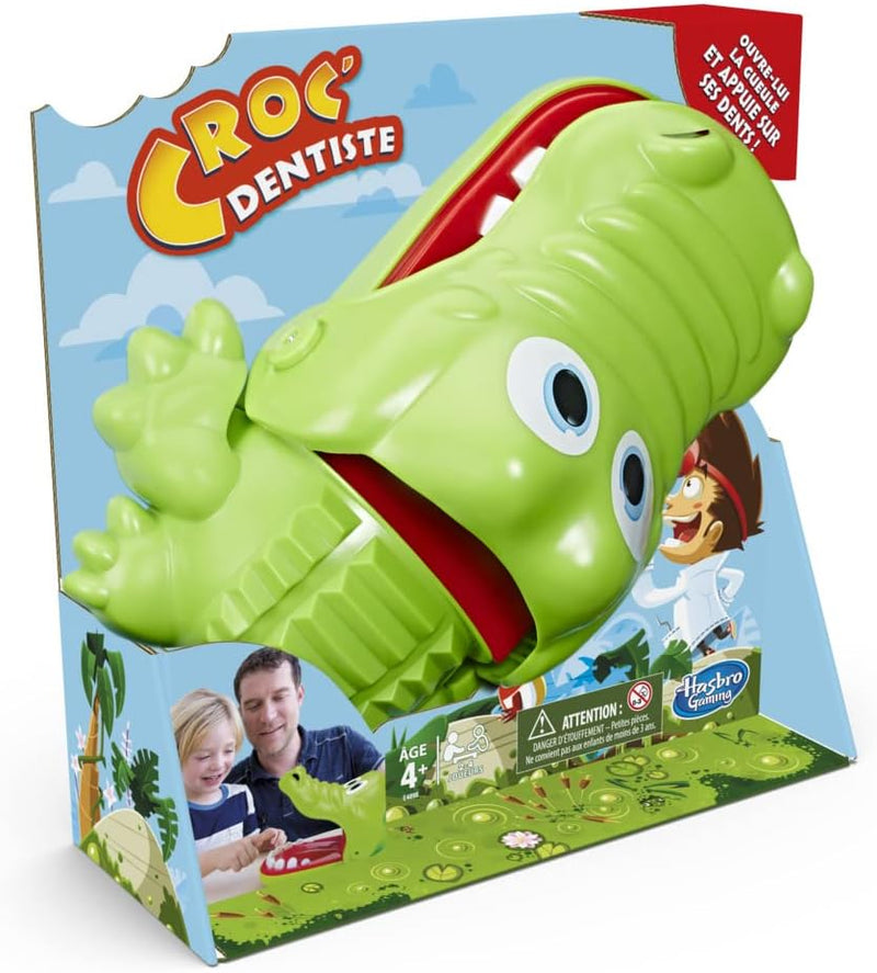 Croc' Dentiste - Jeu De Société Pour Les Petits - Jeu Fun -4 Ans Et Plus- Version Française