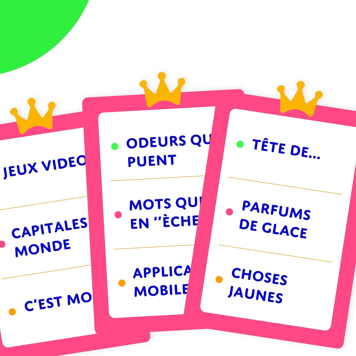 La Récré – Jeu De Cartes Éducatif Et Amusant - Version Ludique Du Petit Bac - Idéal Pour Jouer En Famille Et Avec Les plus Jeunes - 2 À 8 Joueurs - À Partir De 7 Ans