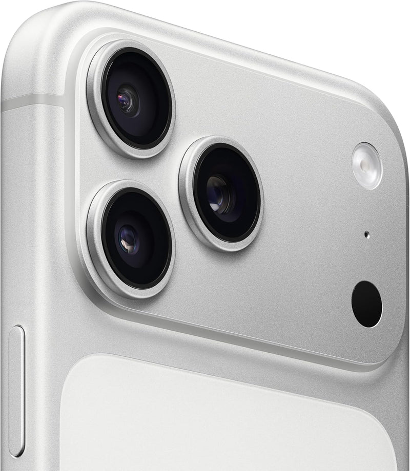 Iphone 17 Pro Max 256 Go : Écran 6,9 Pouces, Puce A19 Pro, Autonomie Record Sur Iphone, Système Caméra Pro Fusion, Caméra Avant Center Stage ; Argent