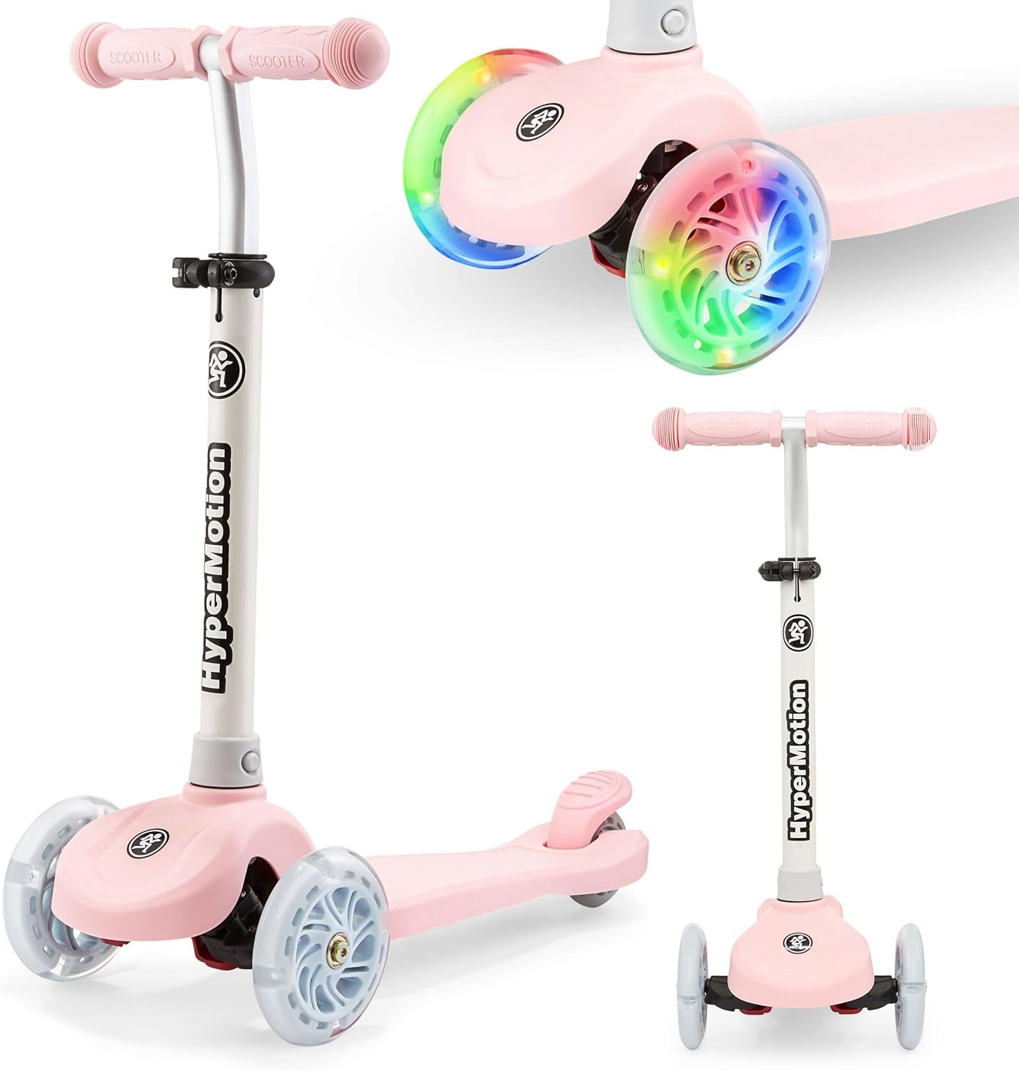 Trottinette Tricycle Pour Enfants 3-8 Ans, TRINGO Scooter Équilibre, Trottinette Antidérapante, Trottinette Réglable Pour Fille, Garçon 3+, Charge Max. 50KG
