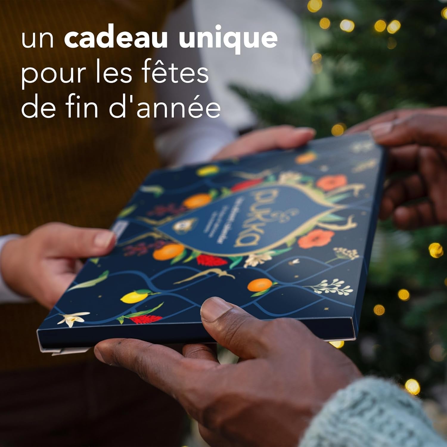 Calendrier De L'Avent Thé Vert Et Infusions 2025 | Idée Cadeau De Noel Pour Offrir Homme Et Femme | Sélection De Thés Bio | Ingrédients Biologiques | 24 Sachets De Thé