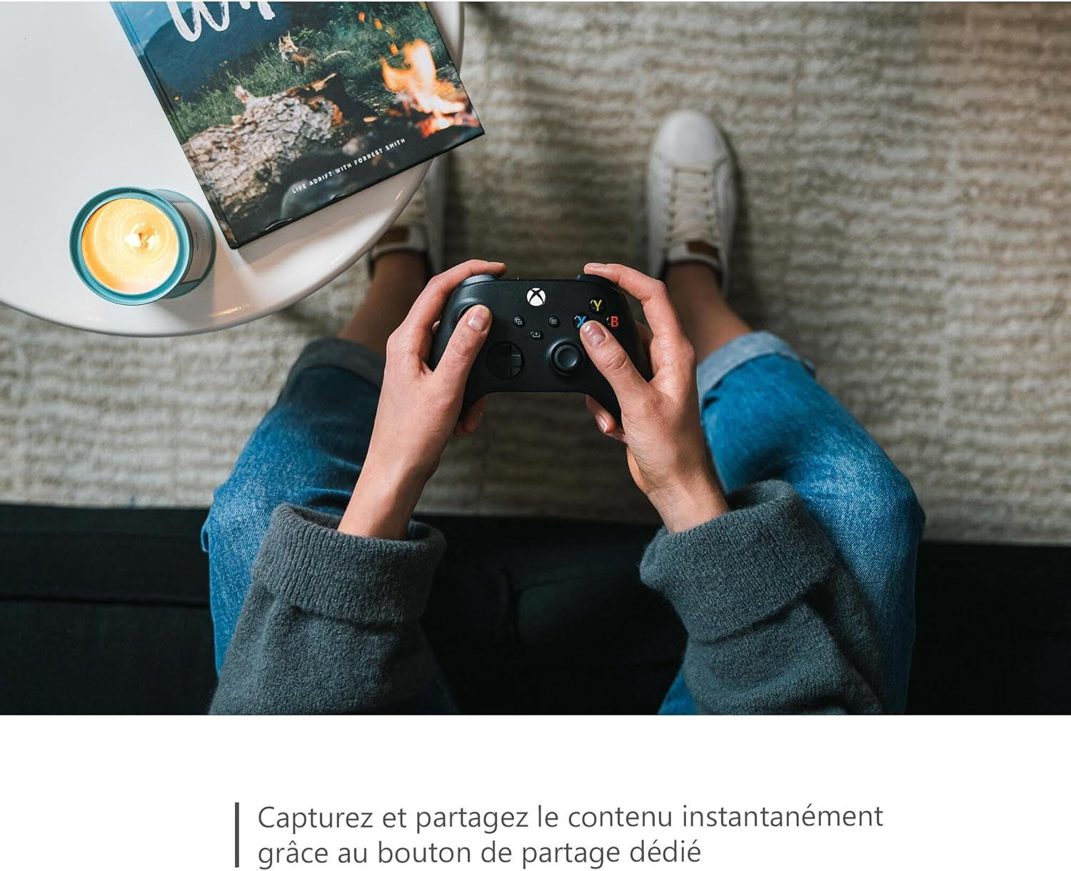 Manette Sans Fil - Carbon Black Series X, Series S, One, Windows 10 & 11, Android Et Ios