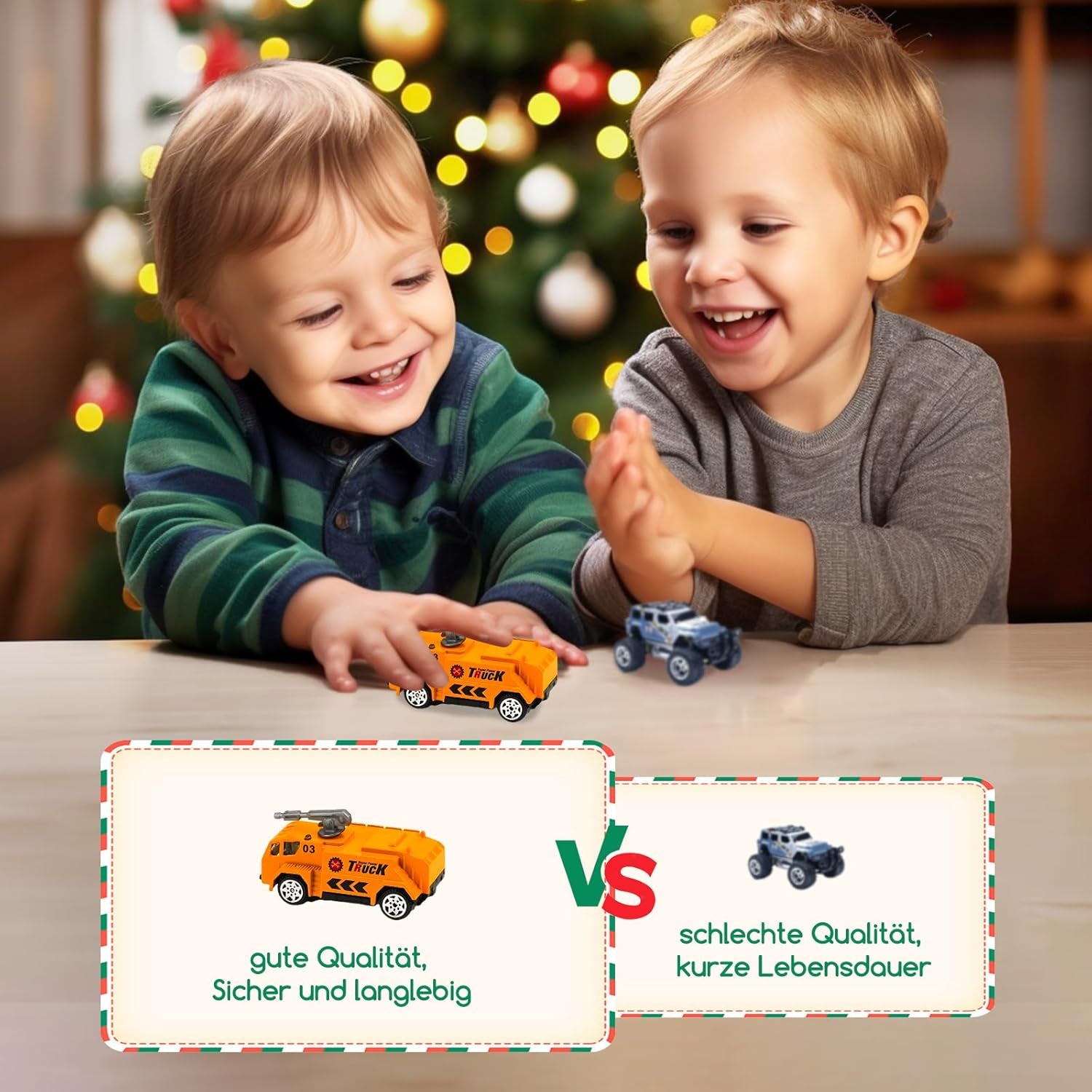 Calendrier De L'Avent 2025 Voiture - Jouet Enfant 3 4 5 6 Ans Voiture Enfant 2-6 Ans Garçon Cadeau Garcon 2-6 Ans Petite Voitur Garçons 3-6 Ans Cadeau Anniversaire 3-6 Ans Garcon