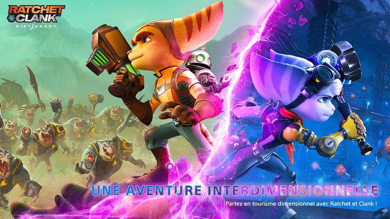 Sony, Ratchet & Clank : Rift Apart PS5, Jeu De Plates-Formes Et D'Aventure, Édition Standard, Version Physique Avec CD, En Français, 1 Joueur, PEGI 7, Pour  5