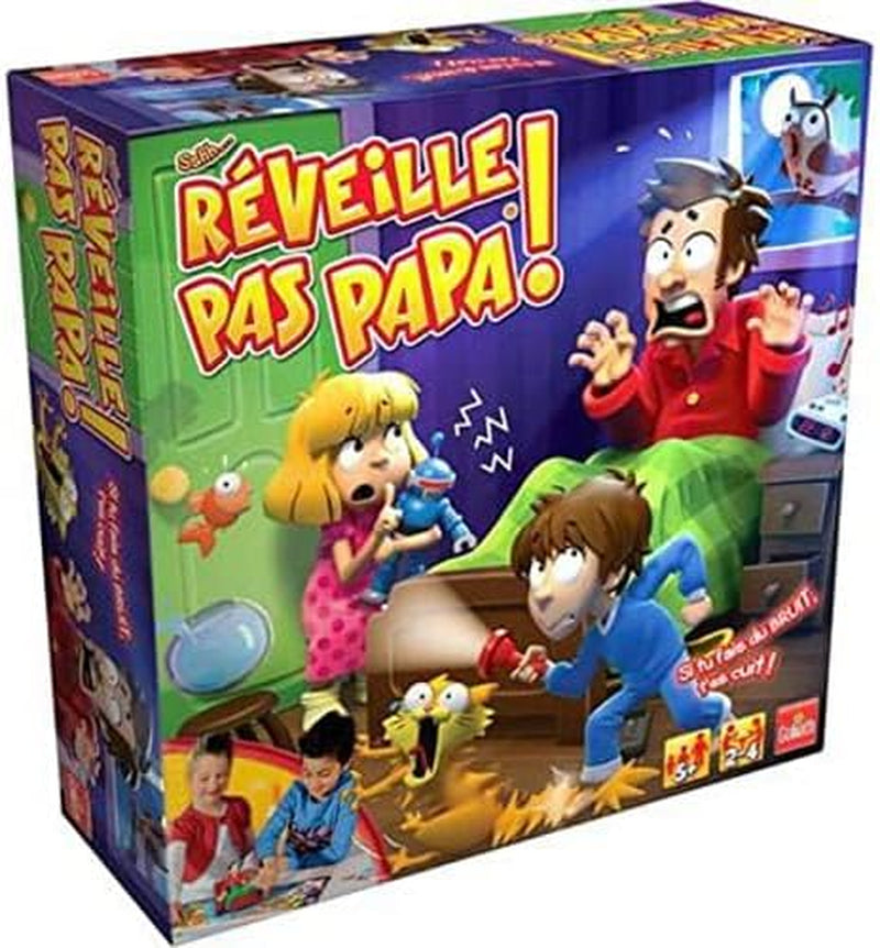 Réveille Pas Papa - Jeux De Société Drôle Pour Enfants - a Partir De 4 Ans - Développant Concentration, Réflexion Et Motricité - a Jouer En Famille Ou Entre Amis - 2 À 6 Joueurs
