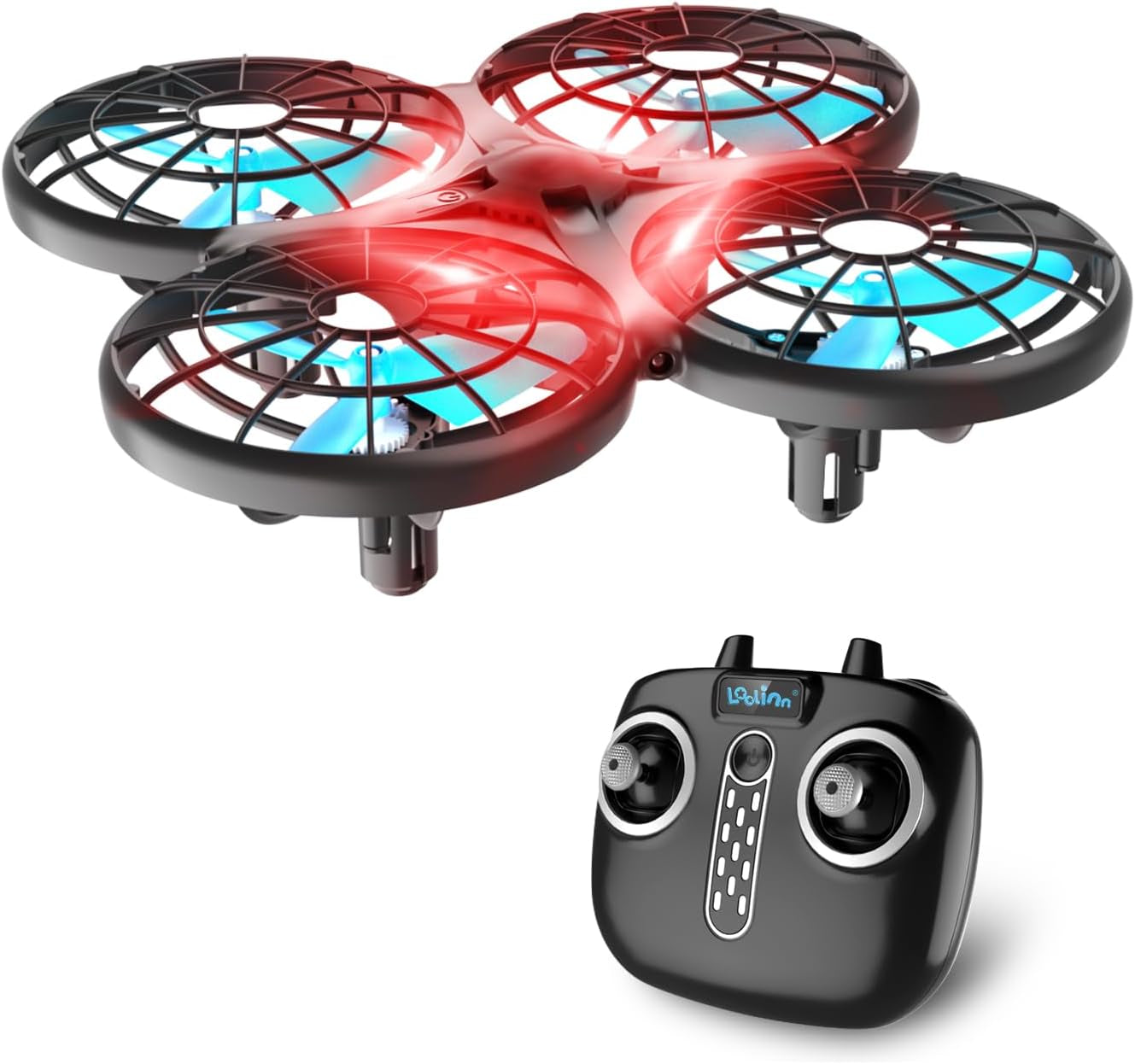 | Drone Pour Enfant Cadeau - Mini Drone Télécommandé Avec Technologie Anti-Collision Automatique/Sûr Pour Les Enfants/Facile À Piloter/Certification C0 (Cadeau De Noël Pour Enfants)