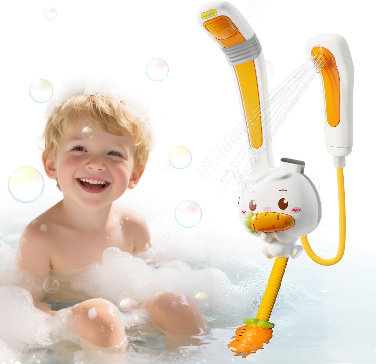Jouets De Bain,Jouet Bain Bébé 1 2 3 4 Ans,Jeux De Bain,Lapin Avec Pommeaux De Douche,3 Modell, Automatisch Sprühen.Cadeaux D'Anniversaire Pour Petits,Garçons Et Filles