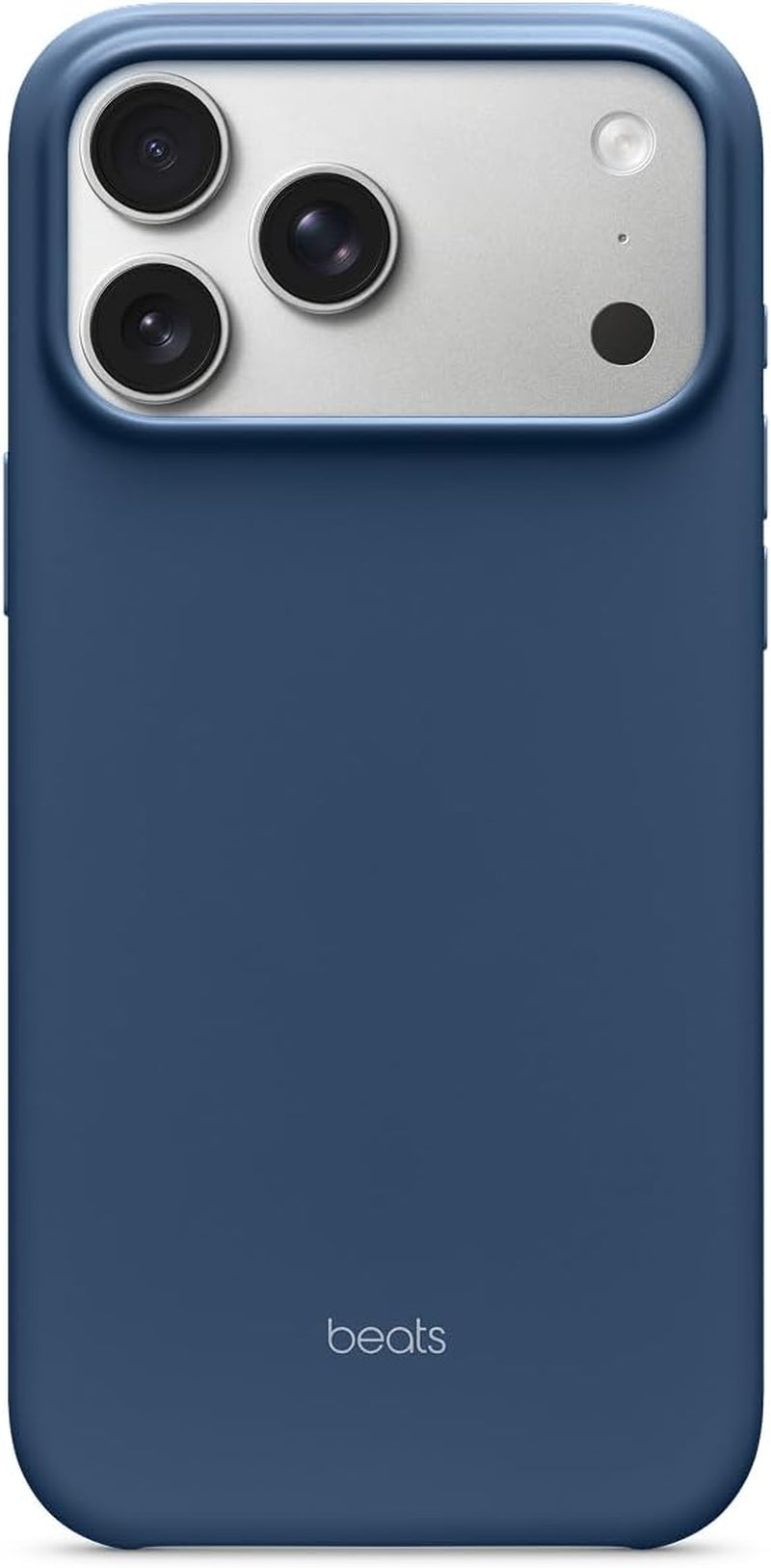 Coque Pour Iphone 17 Pro Max Équipée Magsafe Avec Commande De L'Appareil Photo, Fini Mat, Doublure En Tissu Microfibre - Bleu Basalte